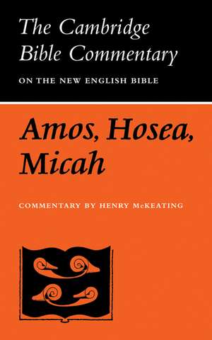 The Books of Amos, Hosea, Micah de Henry McKeating