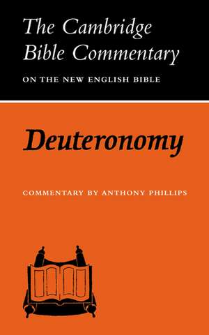 Deuteronomy de Anthony Phillips