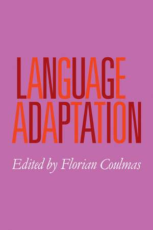 Language Adaptation de Florian Coulmas