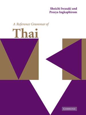 A Reference Grammar of Thai de Shoichi Iwasaki