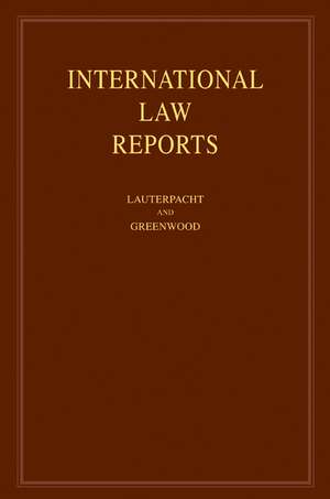 International Law Reports: Volume 139 de Elihu Lauterpacht