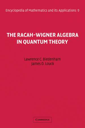 The Racah-Wigner Algebra in Quantum Theory de L. C. Biedenharn