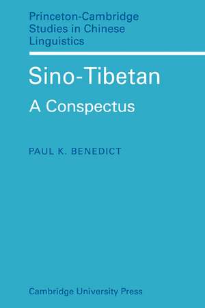 Sino-Tibetan: A Conspectus de Paul K. Benedict