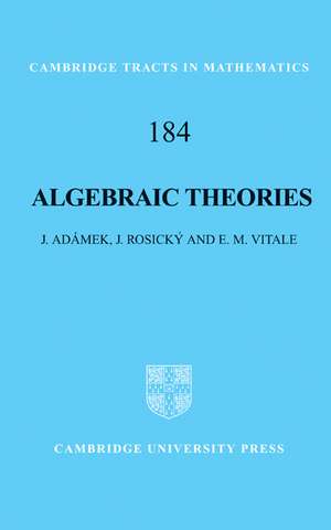 Algebraic Theories: A Categorical Introduction to General Algebra de J. Adámek