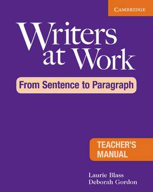 Writers at Work de Laurie Blass