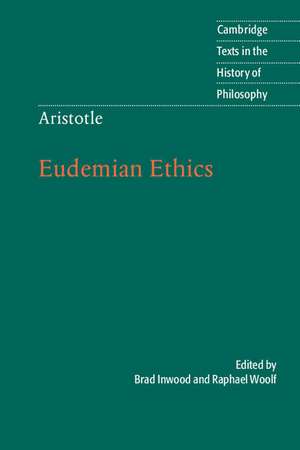 Aristotle: Eudemian Ethics de Brad Inwood