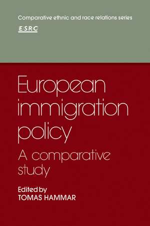 European Immigration Policy: A Comparative Study de Tomas Hammar