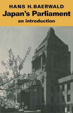 Japan's Parliament: An Introduction de Hans H. Baerwald