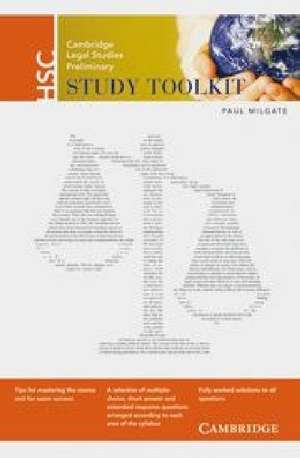 Cambridge HSC Legal Studies Toolkit de Paul Milgate