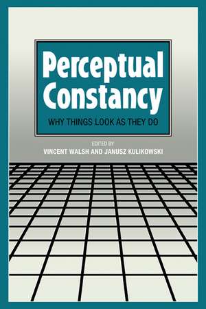 Perceptual Constancy: Why Things Look as They Do de Vincent Walsh