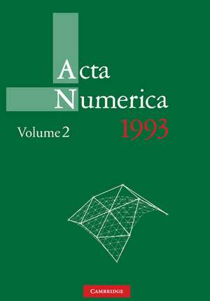 Acta Numerica 1993: Volume 2 de Arieh Iserles