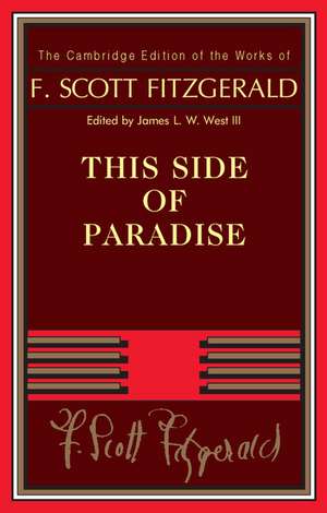 This Side of Paradise de F. Scott Fitzgerald