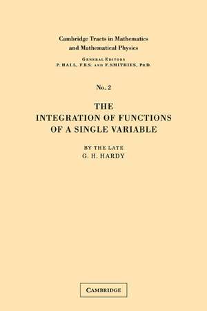 Integration of Functions de G. H. Hardy