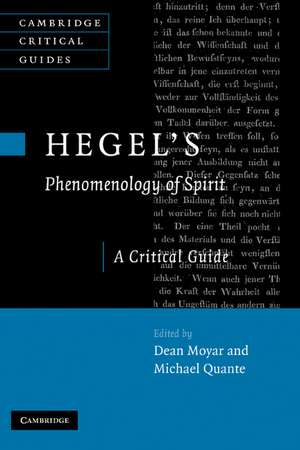 Hegel's Phenomenology of Spirit: A Critical Guide de Dean Moyar