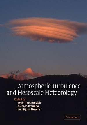 Atmospheric Turbulence and Mesoscale Meteorology: Scientific Research Inspired by Doug Lilly de Evgeni Fedorovich