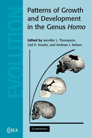 Patterns of Growth and Development in the Genus Homo de J. L. Thompson