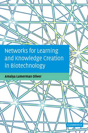 Networks for Learning and Knowledge Creation in Biotechnology de Amalya Lumerman Oliver