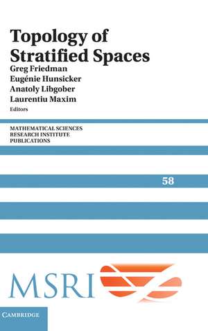 Topology of Stratified Spaces de Greg Friedman