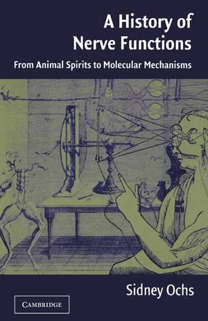 A History of Nerve Functions: From Animal Spirits to Molecular Mechanisms de Sidney Ochs