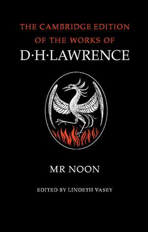 Mr Noon de D. H. Lawrence