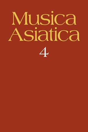 Musica Asiatica: Volume 4 de Laurence Picken