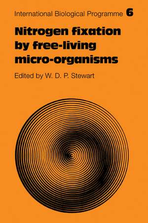 Nitrogen Fixation by Free-Living Micro-Organisms de W. D. P. Stewart