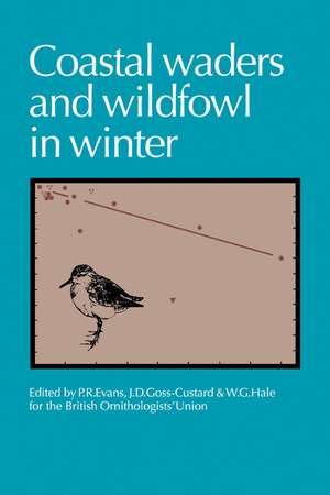 Coastal Waders and Wildfowl in Winter de P. R. Evans