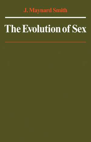 The Evolution of Sex de John Maynard Smith