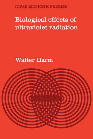 Biological Effects of Ultraviolet Radiation de Walter Harm