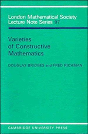 Varieties of Constructive Mathematics de Douglas Bridges