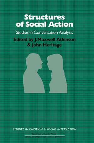 Structures of Social Action de J. Maxwell Atkinson