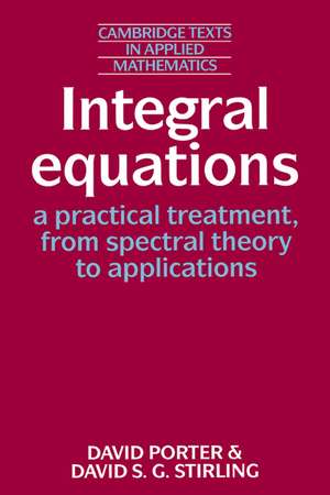 Integral Equations de David Porter