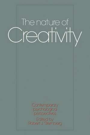 The Nature of Creativity: Contemporary Psychological Perspectives de Robert J. Sternberg PhD