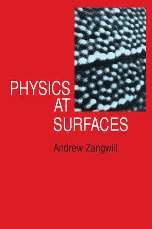 Physics at Surfaces de Andrew Zangwill