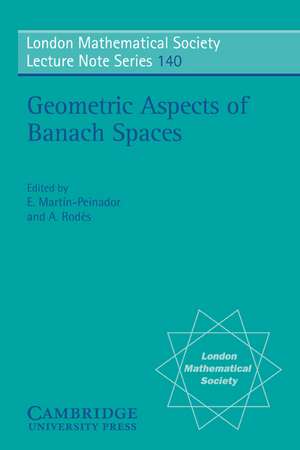 Geometric Aspects of Banach Spaces: Essays in Honour of Antonio Plans de E. Martin-Peinador