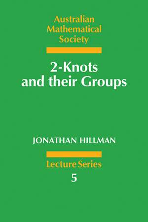 2-Knots and their Groups de Jonathan Hillman