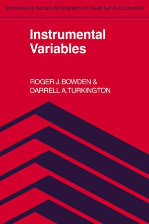 Instrumental Variables de Roger J. Bowden