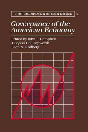 Governance of the American Economy de John L. Campbell