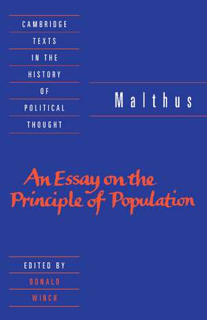 Malthus: 'An Essay on the Principle of Population' de T. R. Malthus