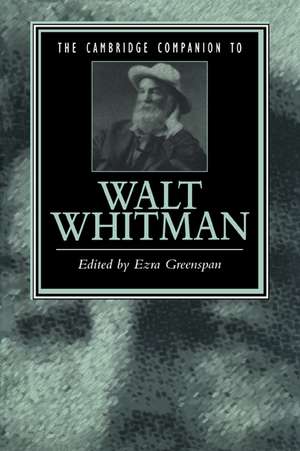 The Cambridge Companion to Walt Whitman de Ezra Greenspan