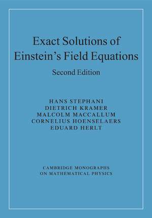 Exact Solutions of Einstein's Field Equations de Hans Stephani