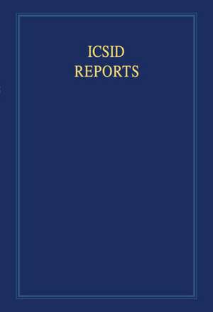 ICSID Reports: Volume 3: Reports of Cases Decided under the Convention on the Settlement of Investment Disputes between States and Nationals of Other States, 1965 de R. Rayfuse