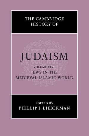 The Cambridge History of Judaism: Volume 5, Jews in the Medieval Islamic World de Phillip I. Lieberman