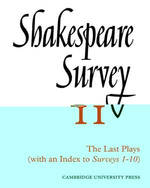 Shakespeare Survey With Index 1-10 de Allardyce Nicoll