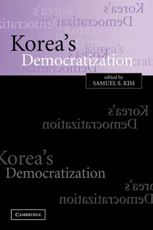 Korea's Democratization de Samuel S. Kim