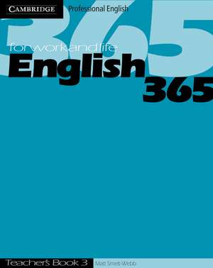 English365 3 Teacher's Book de Matt Smelt-Webb