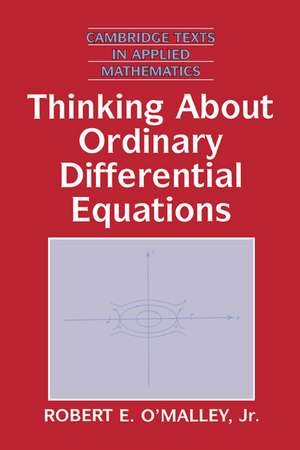 Thinking about Ordinary Differential Equations de Robert E. O'Malley, Jr