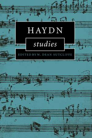 Haydn Studies de W. Dean Sutcliffe