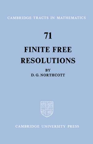 Finite Free Resolutions de D. G. Northcott