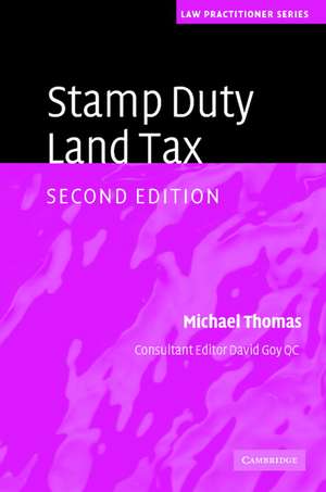 Stamp Duty Land Tax de Michael Thomas